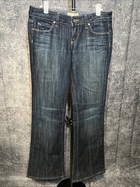 PAIGE Dark Blue Flare Jeans